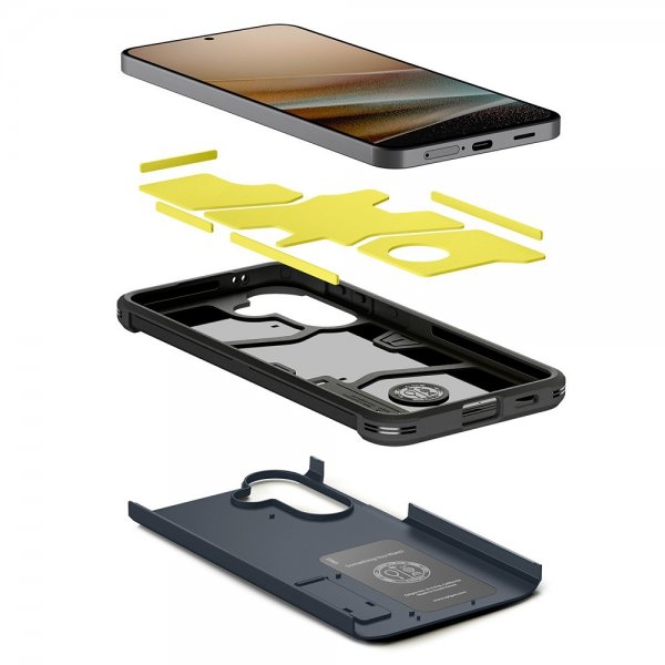 Spigen Samsung Galaxy A57 Cover Tough Armor Metal Slate