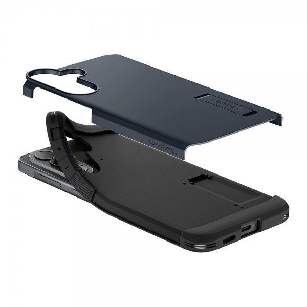 Spigen Samsung Galaxy A57 Cover Tough Armor Metal Slate