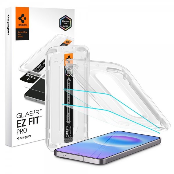 Spigen Samsung Galaxy A57 Skærmbeskyttelse GLAS.tR EZ Fit Pro 2-pak