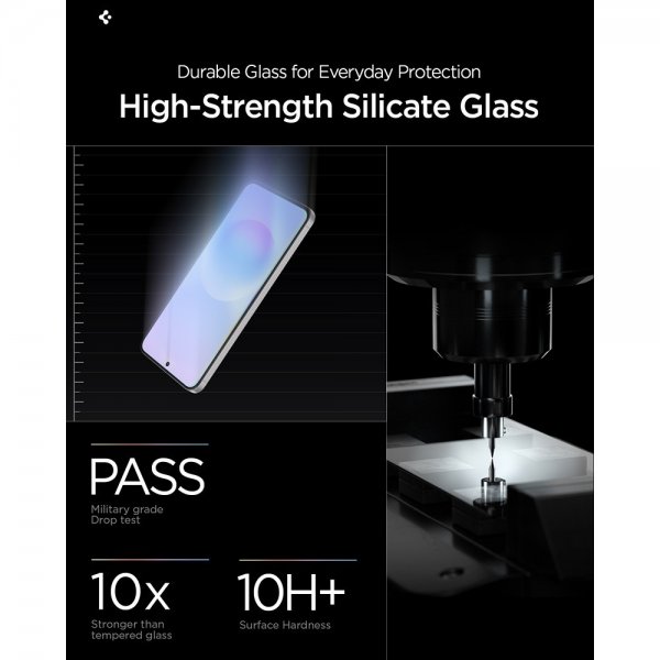 Spigen Samsung Galaxy A57 Skærmbeskyttelse GLAS.tR EZ Fit Pro 2-pak