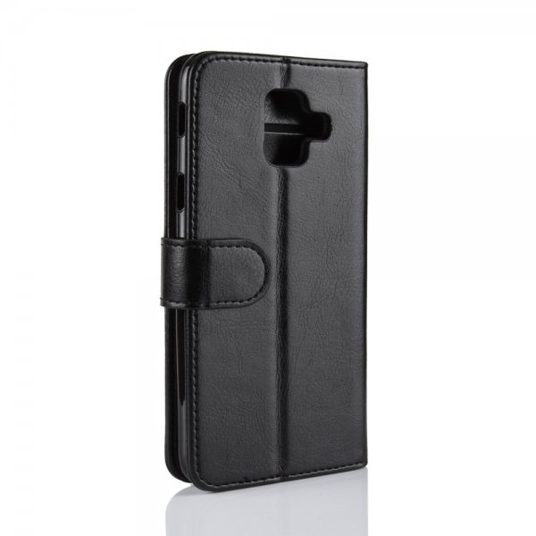 Samsung Galaxy A6 2018 Pungcover Kortlommer Sort