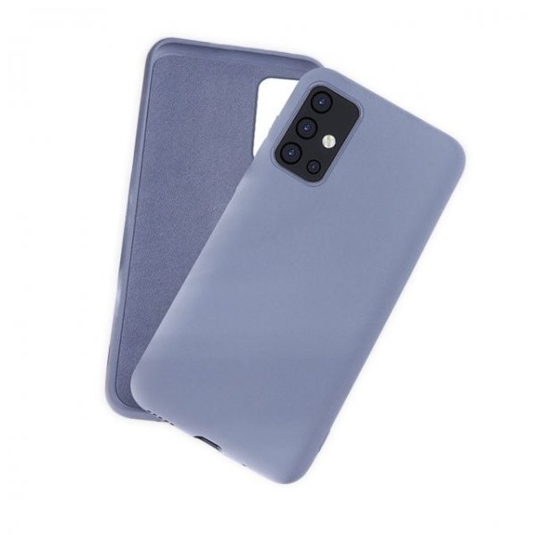 Samsung Galaxy A71 Cover Silikone Grå