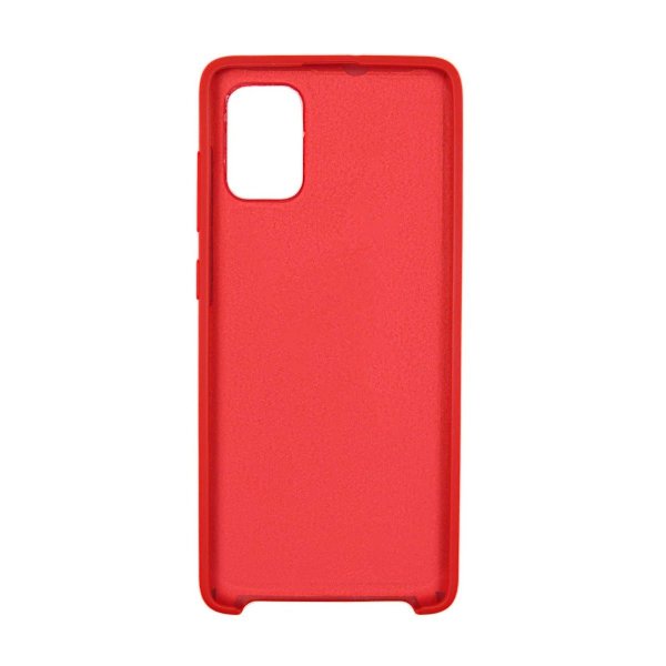 Samsung Galaxy A71 Cover Silikone Rød