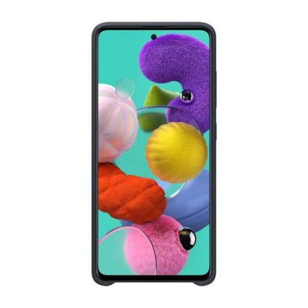 Samsung Galaxy A71 Cover Silikone Sort