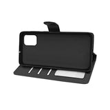 Samsung Galaxy A71 Cover med Stander Sort