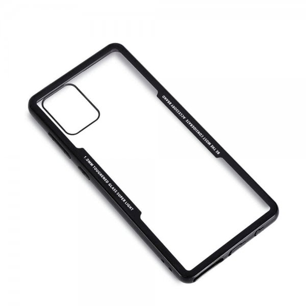 Gear Samsung Galaxy A71 Cover Hærdet Glas Sort