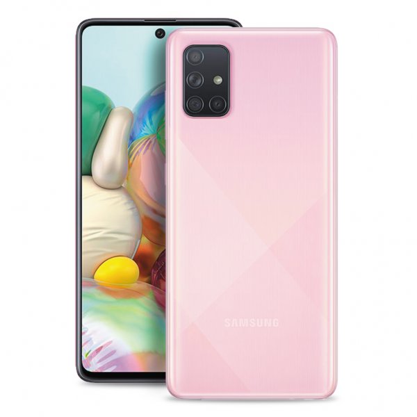 Puro Samsung Galaxy A71 Cover Nude Transparent