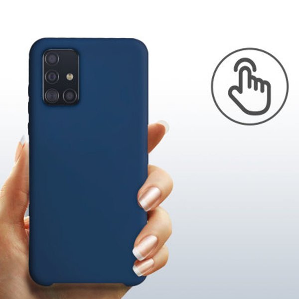 Samsung Galaxy A72 Cover Silikone Blå