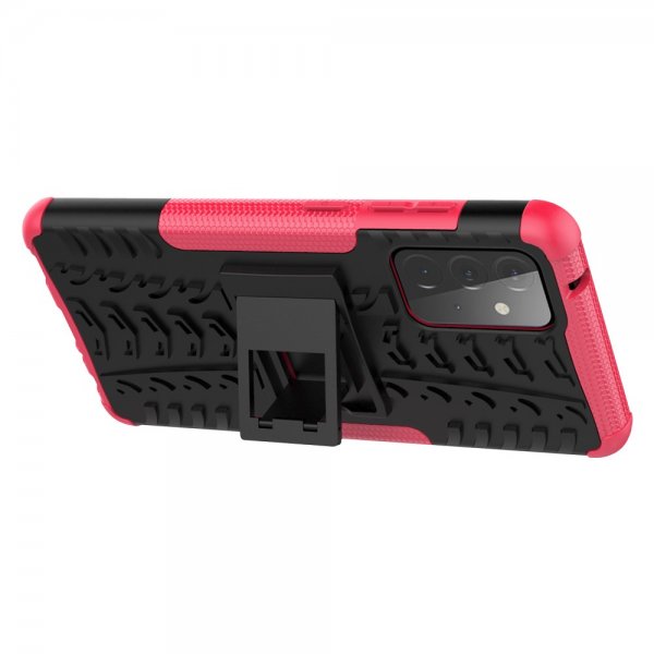 Samsung Galaxy A72 Cover Dækmønster Standfunktion Rosa