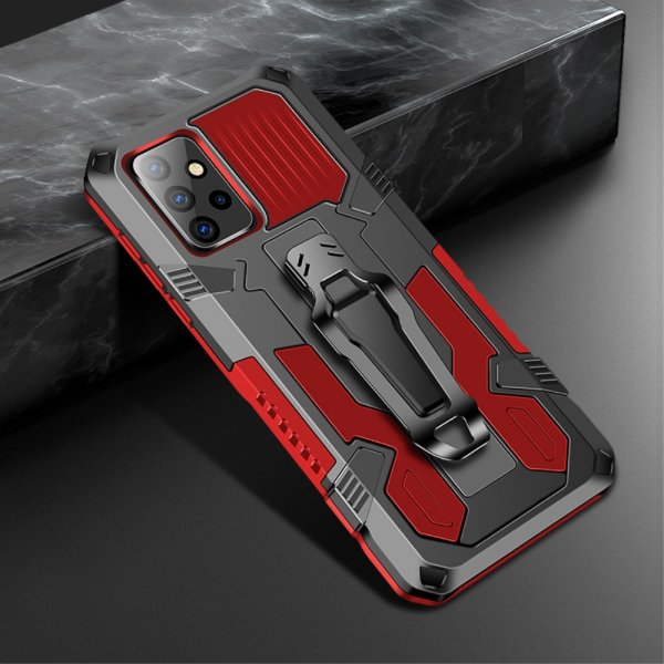 Samsung Galaxy A72 Cover med Bælteclips Rød