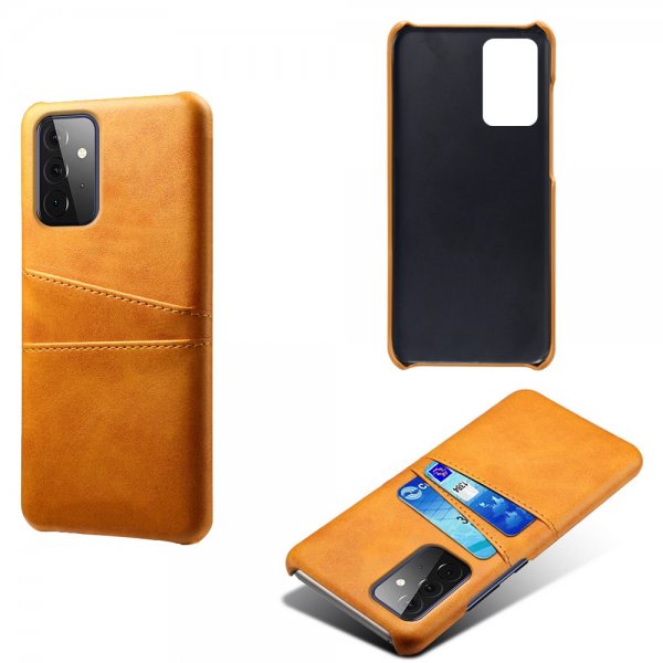 Samsung Galaxy A72 Cover To Kortlommer Orange
