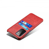 Samsung Galaxy A72 Cover To Kortlommer Rød