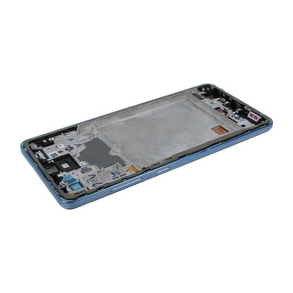 Samsung Galaxy A72 Skærm med LCD Display Original - Blå