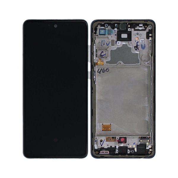 Samsung Galaxy A72 Skærm med LCD Display Original - Sort