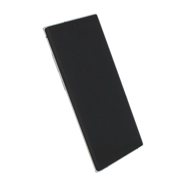 Samsung Galaxy Note 10 Plus Skærm med LCD Display Original - Hvid
