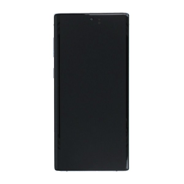 Samsung Galaxy Note 10 Skærm med LCD Display Original - Hvid