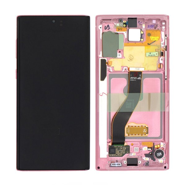 Samsung Galaxy Note 10 (SM-N970F) Skærm med LCD Skærm Original - Pink