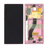 Samsung Galaxy Note 10 (SM-N970F) Skærm med LCD Skærm Original - Pink