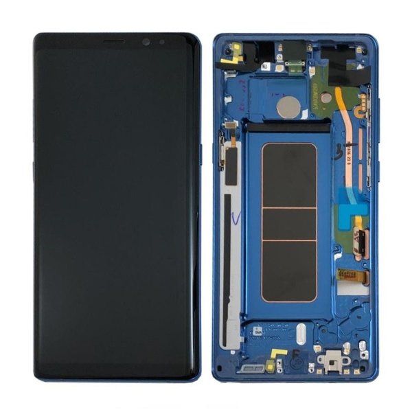Samsung Galaxy Note 8 (SM-N950F) Skærm med LCD Display Original - Blå