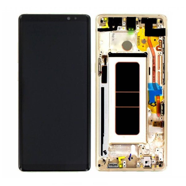 Samsung Galaxy Note 8 (SM-N950F) Skærm med LCD Display Original - Guld