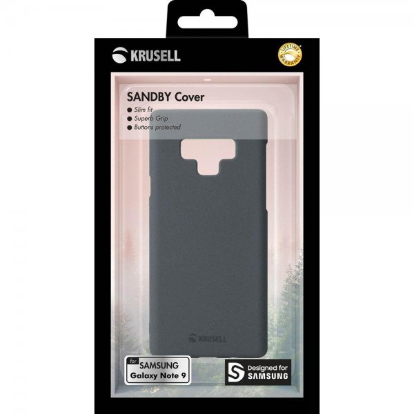 Krusell Samsung Galaxy Note 9 Cover Sandby Cover Stone