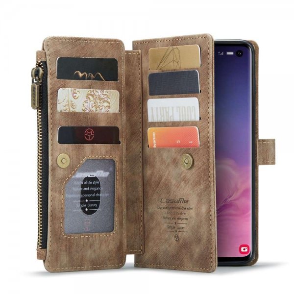 CaseMe Samsung Galaxy S10 Cover C30 Series Brun