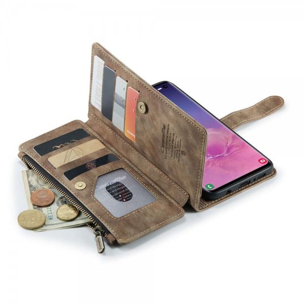 CaseMe Samsung Galaxy S10 Cover C30 Series Brun