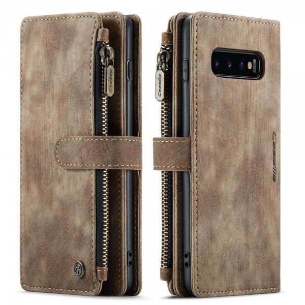 CaseMe Samsung Galaxy S10 Cover C30 Series Brun