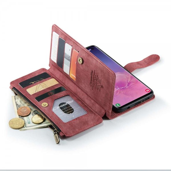 CaseMe Samsung Galaxy S10 Cover C30 Series Rød