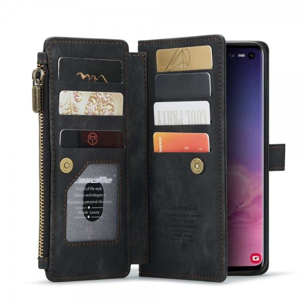 CaseMe Samsung Galaxy S10 Cover C30 Serie Sort