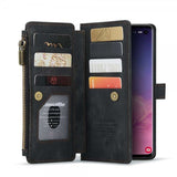 CaseMe Samsung Galaxy S10 Cover C30 Serie Sort