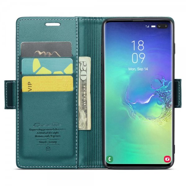 CaseMe Samsung Galaxy S10 Plus Etui 023 Series Grøn
