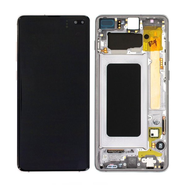 Samsung Galaxy S10 Plus (SM-G975F) Skærm med LCD Display Original - Sort