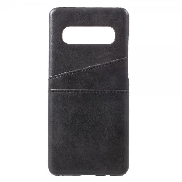 Samsung Galaxy S10 Cover med to Kortlommer Sort