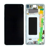 Samsung Galaxy S10 (SM-G973F) Skærm med LCD Display Original - Grøn