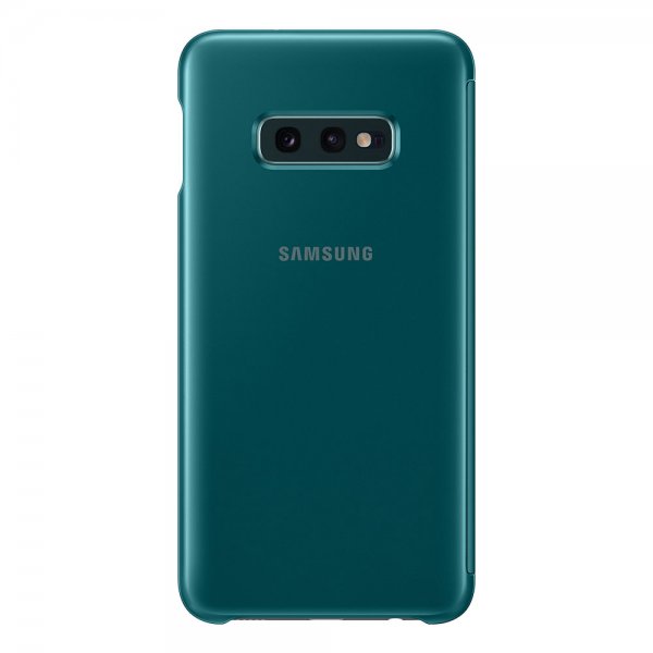 Samsung Original Galaxy S10E Cover Clear View Cover Grøn