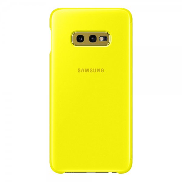 Samsung Original Galaxy S10E Cover Clear View Cover Gul