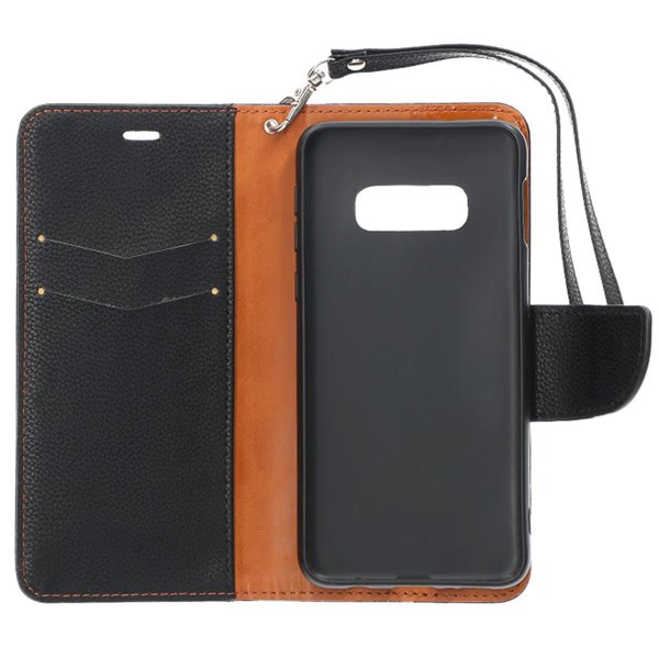 Samsung Galaxy S10E Etui 2 Kortlommer Sort