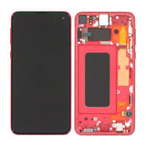 Samsung Galaxy S10e (SM-G970F) Skærm med LCD Display Original - Rød