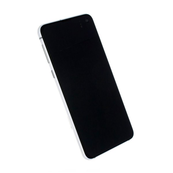Samsung Galaxy S10e (SM-G970F) Skærm med LCD Display Original - Hvid