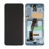 Samsung Galaxy S20 4G/5G (G980/G981) Skærm med LCD Display Original - Blå