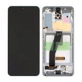 Samsung Galaxy S20 4G/5G (G980/G981) Skærm med LCD Display Original - Hvid