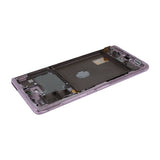 Samsung Galaxy S20 FE 5G Skærm med LCD Display Original - Lavendel