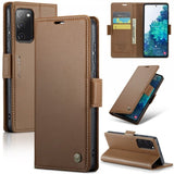 CaseMe Samsung Galaxy S20 FE Etui 023 Series Brun