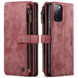 CaseMe Samsung Galaxy S20 FE Etui C30 Serie Rød