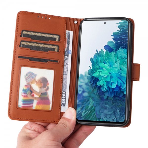 Betopnice Samsung Galaxy S20 FE Etui med Aftageligt Cover 005 Brun