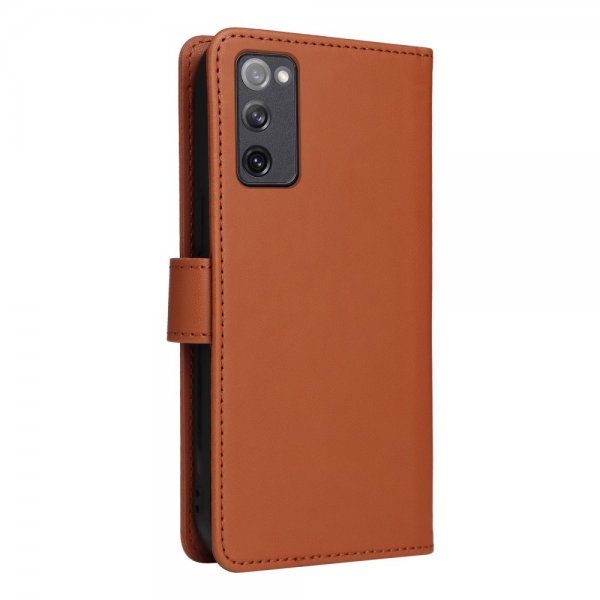 Betopnice Samsung Galaxy S20 FE Etui med Aftageligt Cover 005 Brun