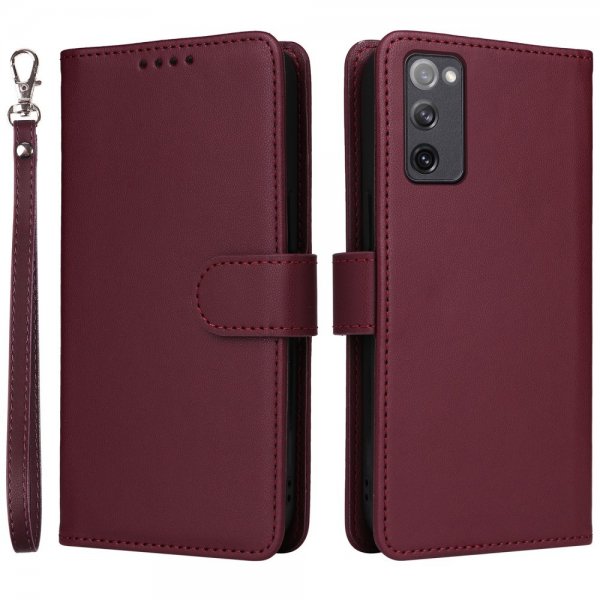 Betopnice Samsung Galaxy S20 FE Etui med Aftageligt Cover 005 Rød
