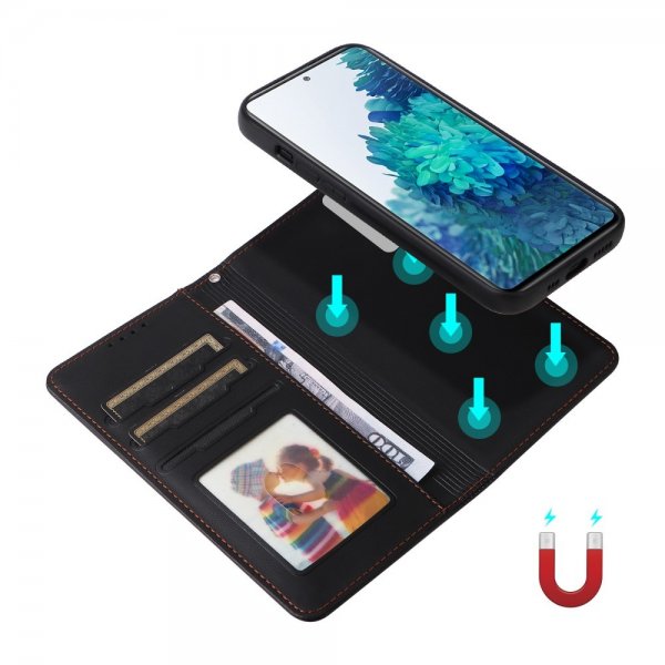 Betopnice Samsung Galaxy S20 FE Etui med Aftageligt Cover 005 Sort