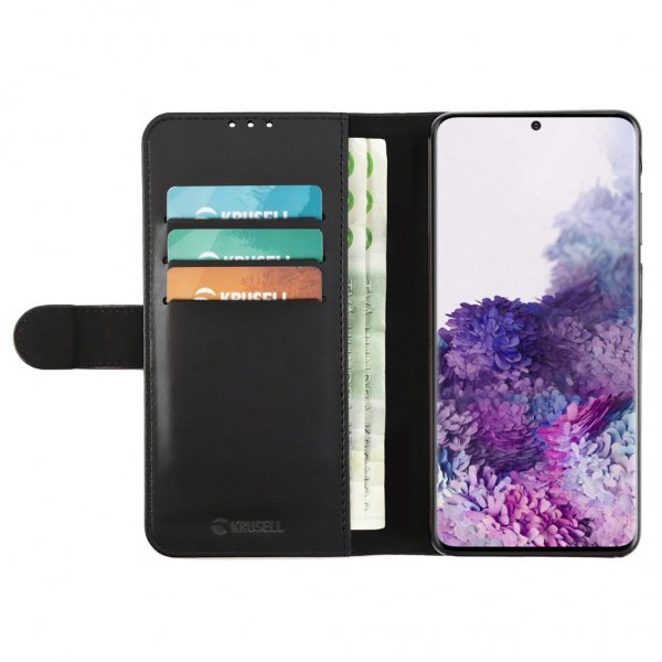 Krusell Samsung Galaxy S20 FE Etui PhoneWallet Sort